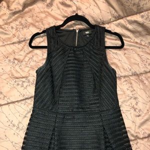 Black knee length dress